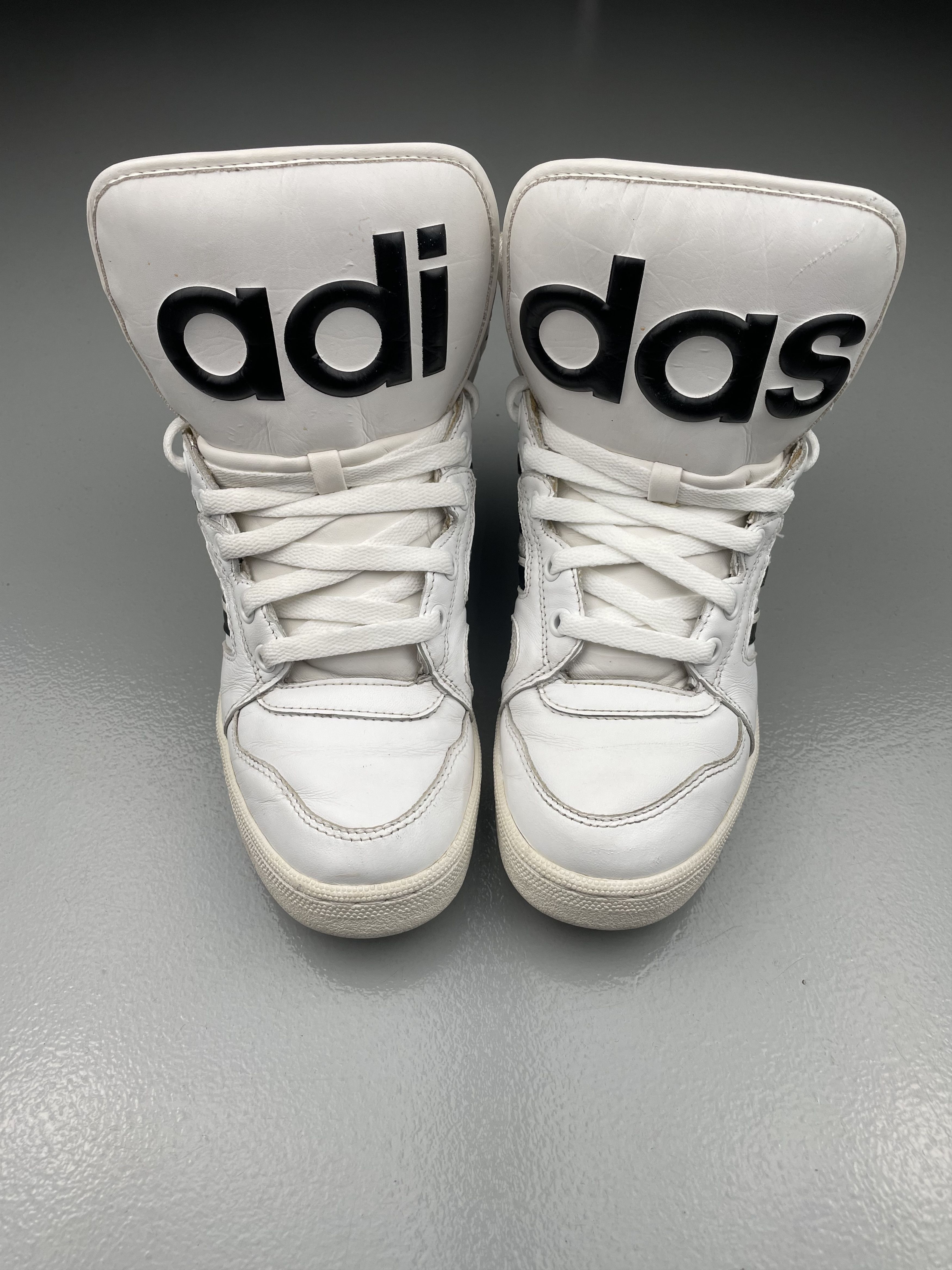 Adidas Jeremy Scott x Instinct Hi White | Black | White