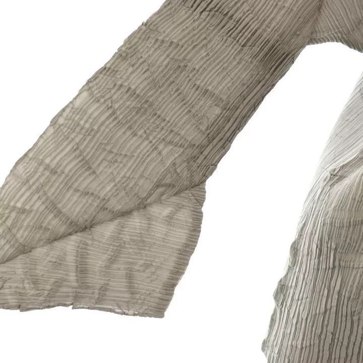 Issey Miyake Issey Miyake size;2 Grey pleated cardigan Size S / US 4 / IT 40 - 4 Thumbnail
