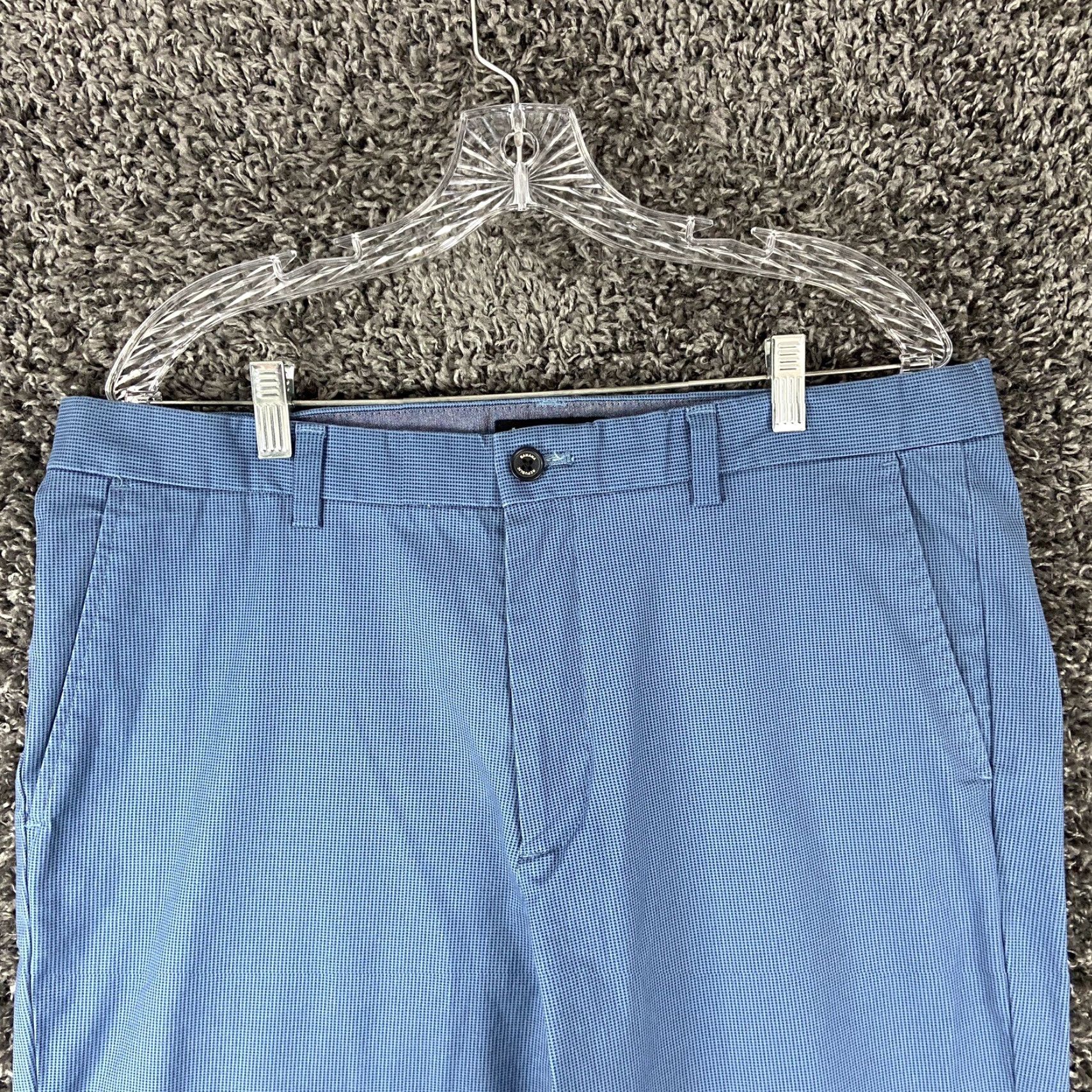 Banana Republic BANANA REPUBLIC Fulton Skinny Chino Pants Men 36x31 Blue - Pants, Men, 36, 31 Inseam, Skinny Chino, Regular Fit Size US 36 / EU 52 - 4 Thumbnail
