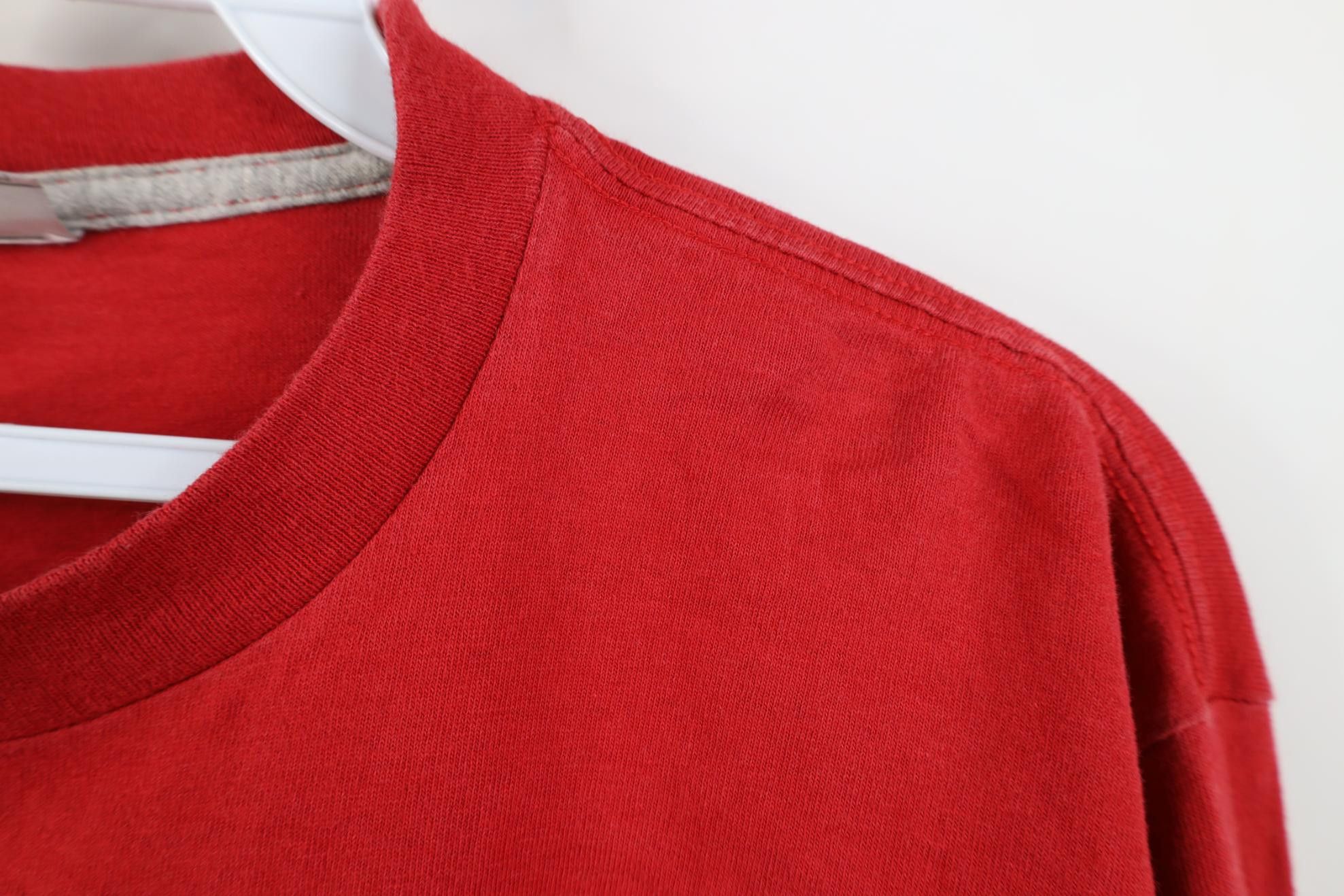 Nike Vintage Y2K Nike Scott Center Swoosh Long Sleeve T-Shirt Red Size US S / EU 44-46 / 1 - 6 Thumbnail