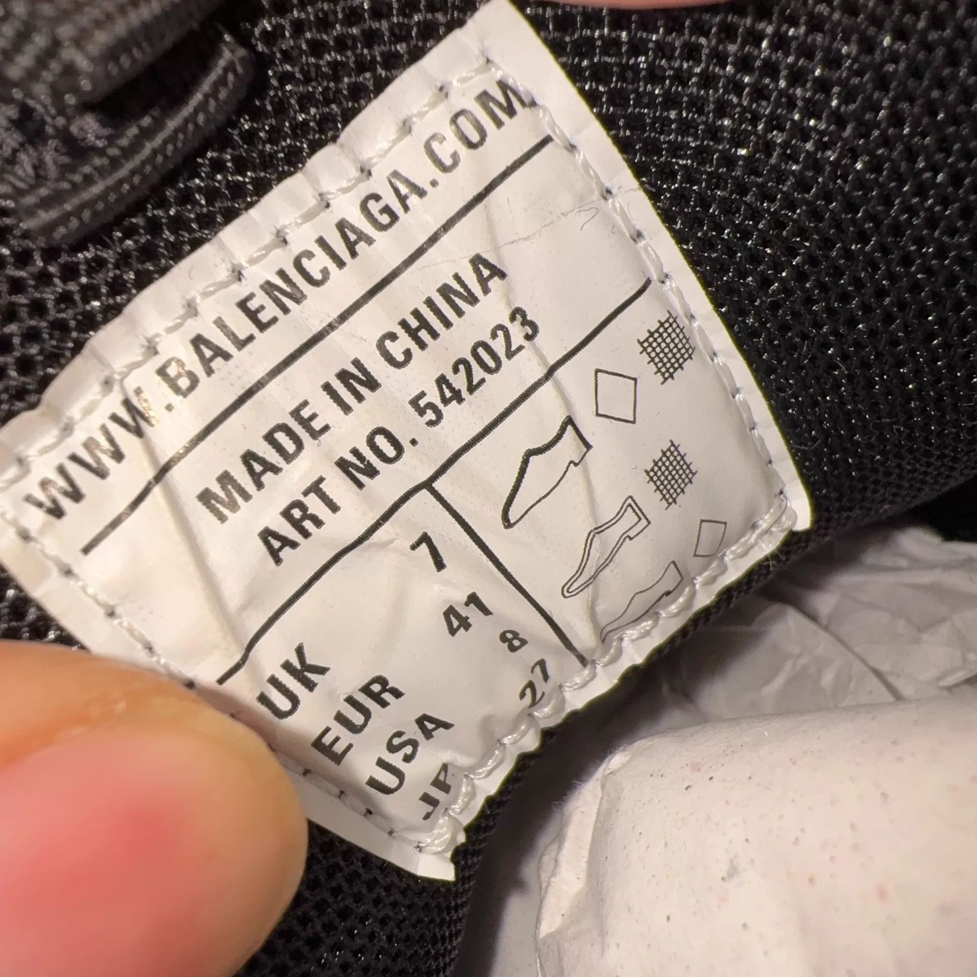 Balenciaga Balenciaga Track Black & Gray 41 Size US 8 / EU 41 - 7 Thumbnail