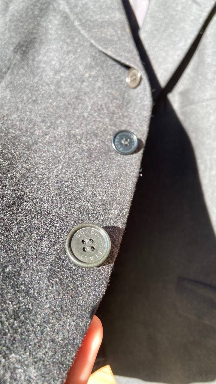 Gucci Vintage GUCCI Italy Men's Wool Cashmere Blazer Jacket Size 46R - 5 Thumbnail