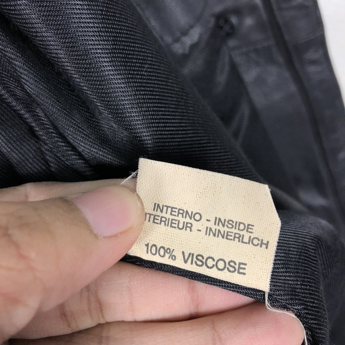 Japanese Brand 🔥VINTAGE GENUINE LEATHER JACKET DOUBLE BREAST OJATTI ITALY Size US M / EU 48-50 / 2 - 21 Thumbnail