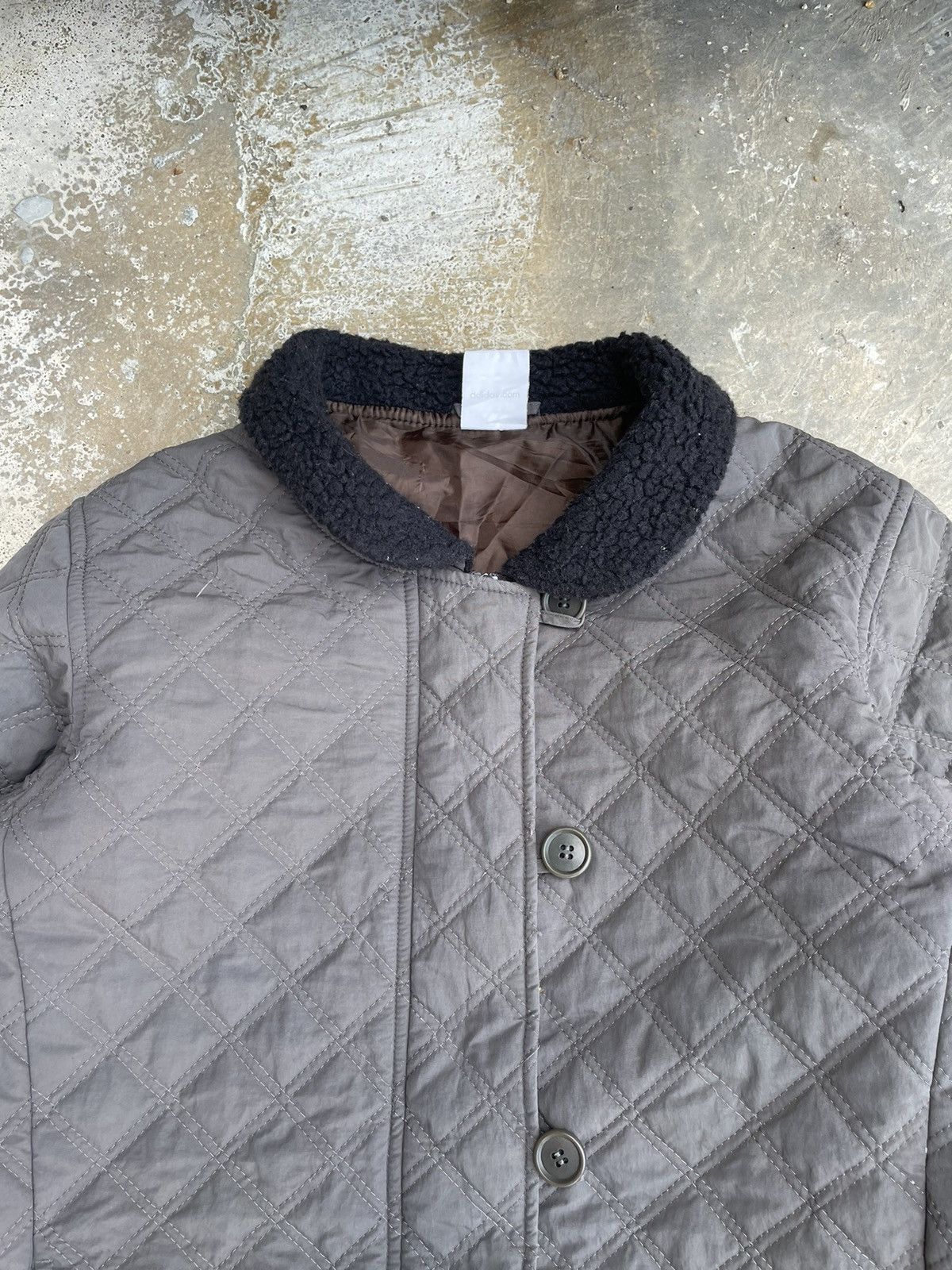 Adidas Vintage Adidas Quilted Jacket Size US M / EU 48-50 / 2 - 2 Thumbnail