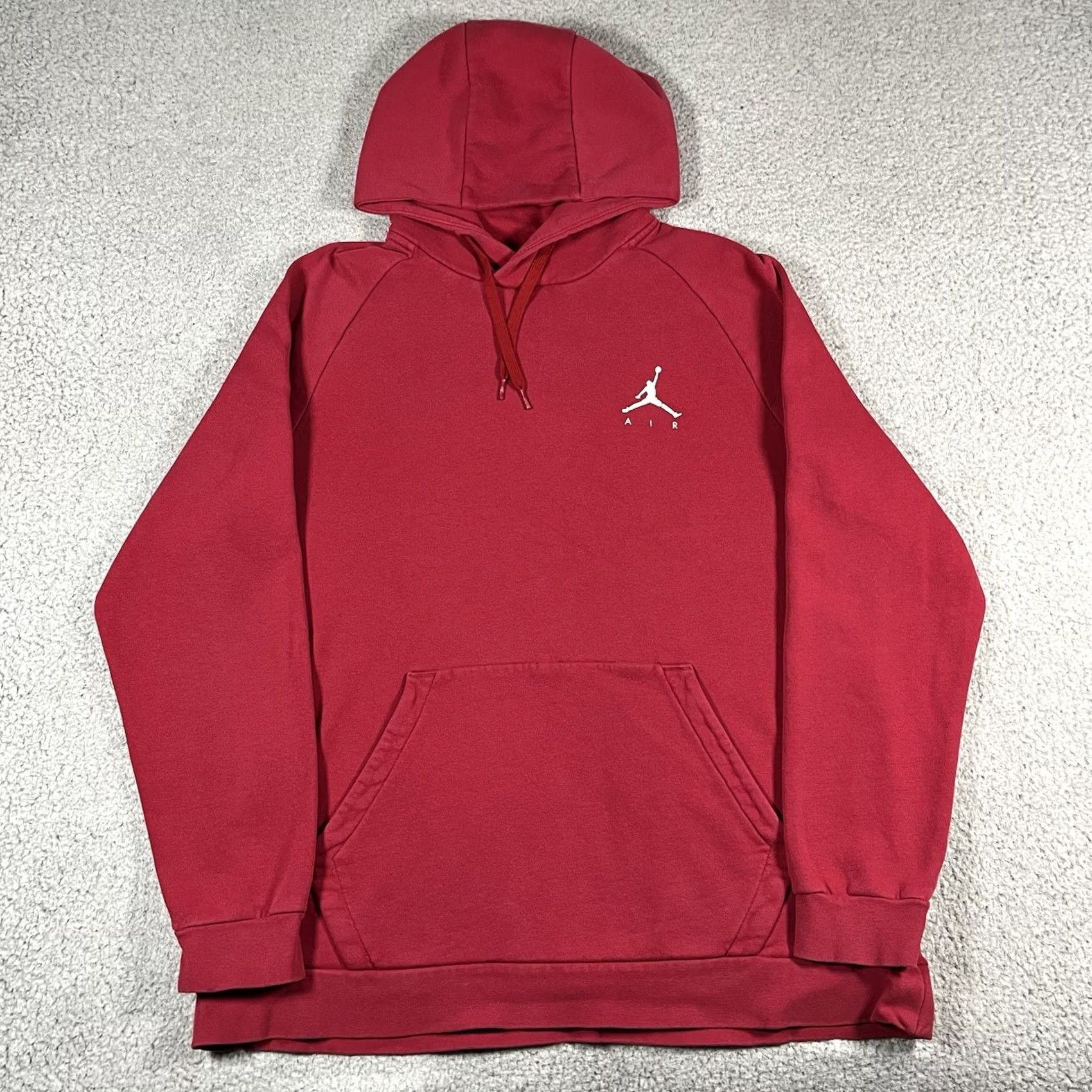Jordan Brand Air Jordan Hoodie Men XL Red Pullover Jumpman Basketball Sweatshirt Classic Size US XL / EU 56 / 4 - 7 Thumbnail