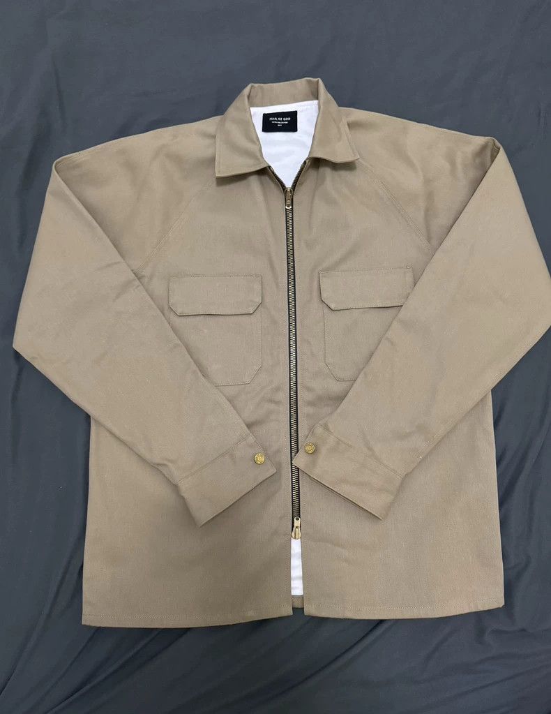 Fear of God Fear of God khaki cargo jacket Size US S / EU 44-46 / 1 - 1 Thumbnail