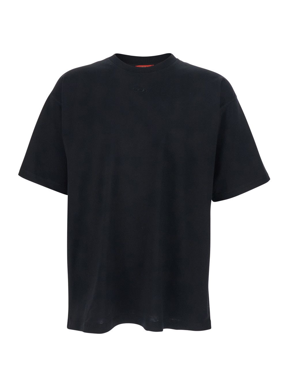 Diesel Black T-Shirt 'T-LUCIEN-IHBI' with Logo Print on the Front in Cotton for Men Size US M / EU 48-50 / 2 - 1 Thumbnail