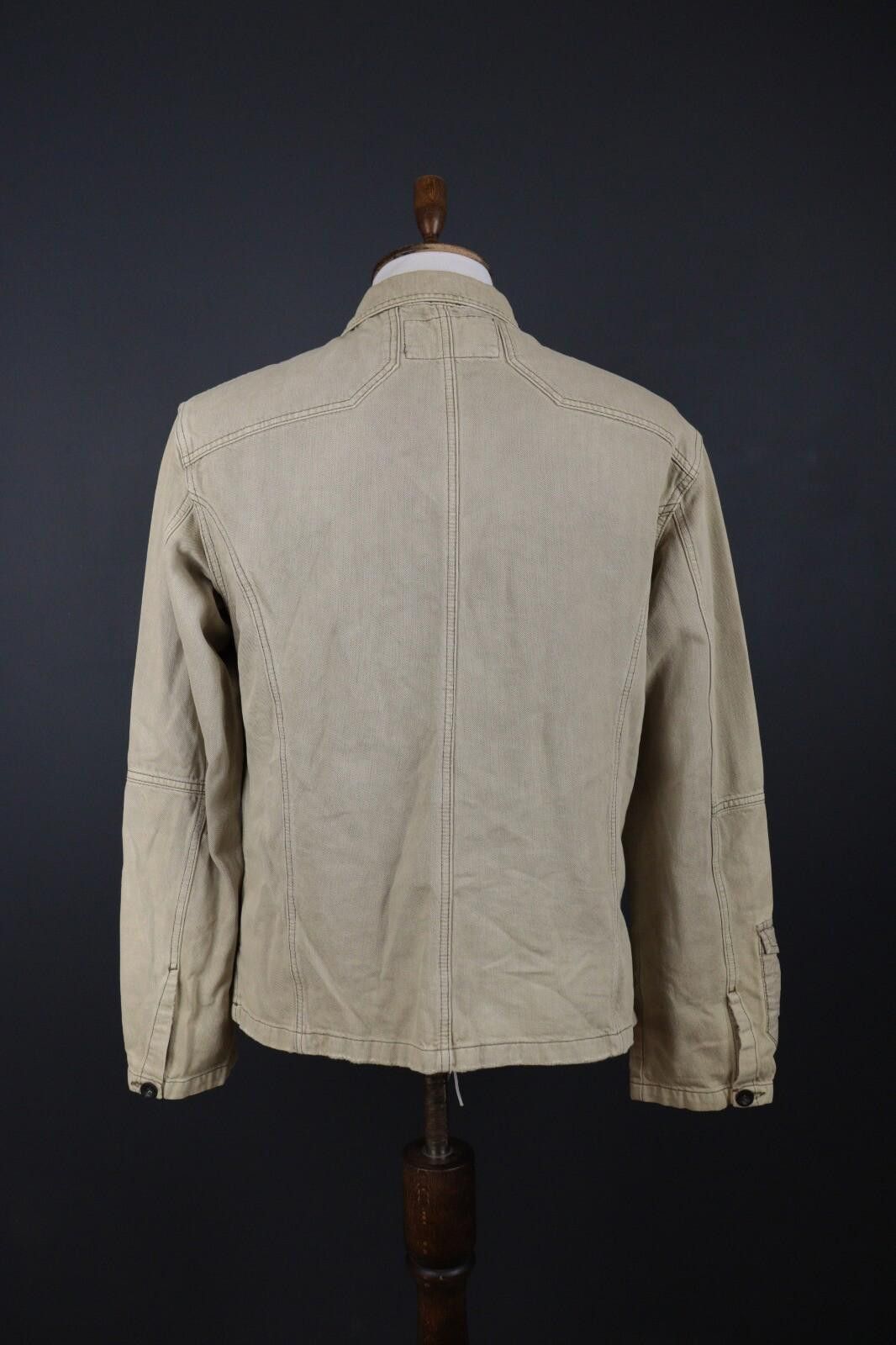 Designer Armani Jeans Beige Multipockets Jacket Size I 52/ USA 36 Size US M / EU 48-50 / 2 - 8 Thumbnail