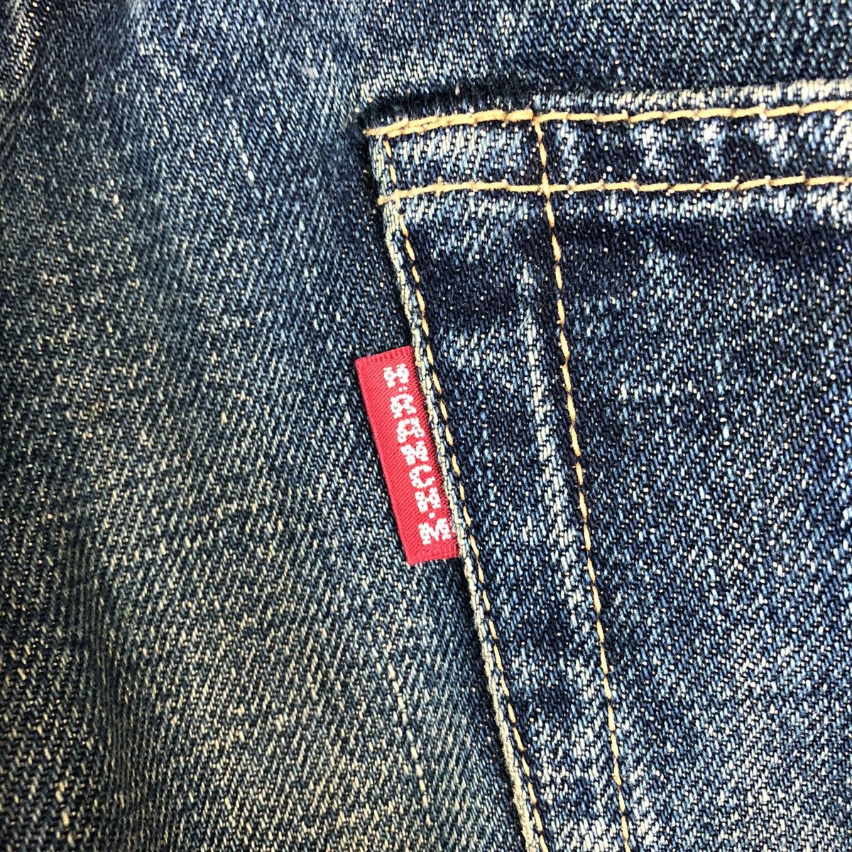 HOLLYWOOD RANCH MARKET DLL HRM Hollywood Ranch Market Blue Denim jeans Pants #C131 Size US 33 - 18 Thumbnail