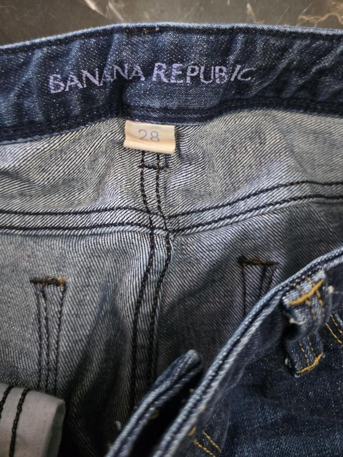 Banana Republic Banana Republic Cropped Straight Ankle Indigo Capri Jeans 28 Size 28" / US 6 / IT 42 - 5 Thumbnail