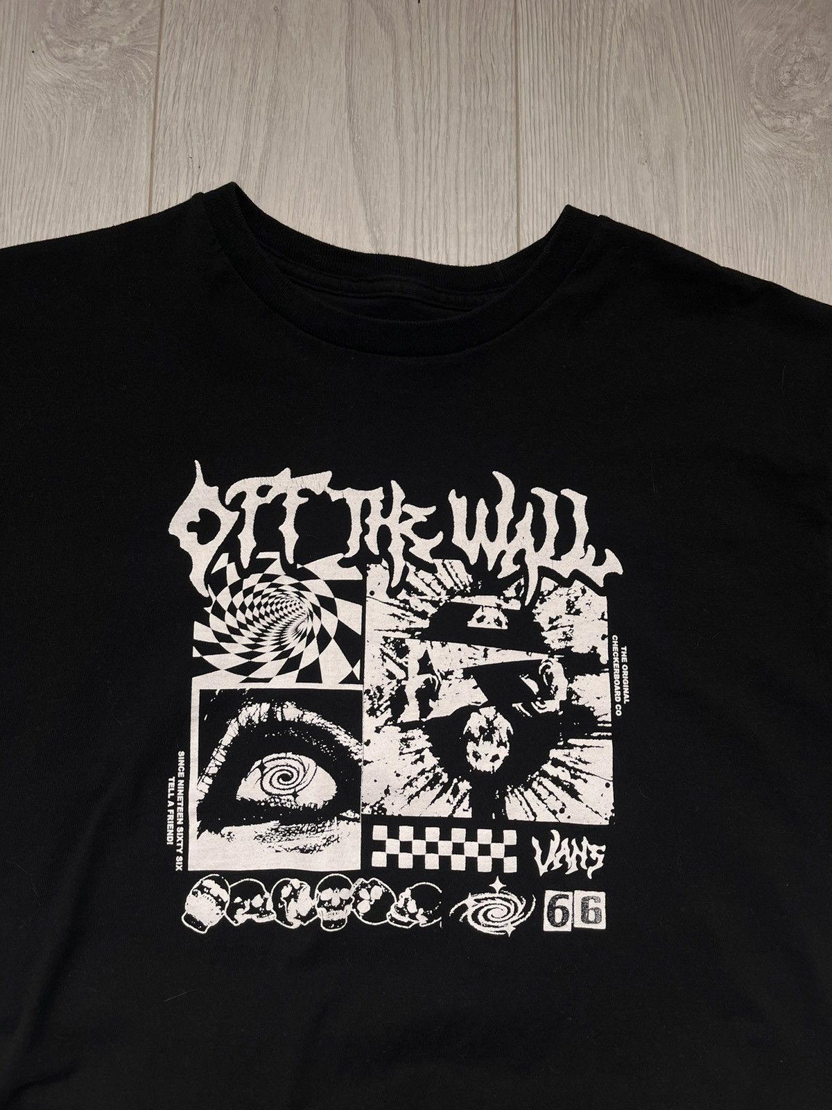 Vans × Vintage Vans of the wall streetwear skate t shirt M Size US M / EU 48-50 / 2 - 2 Thumbnail