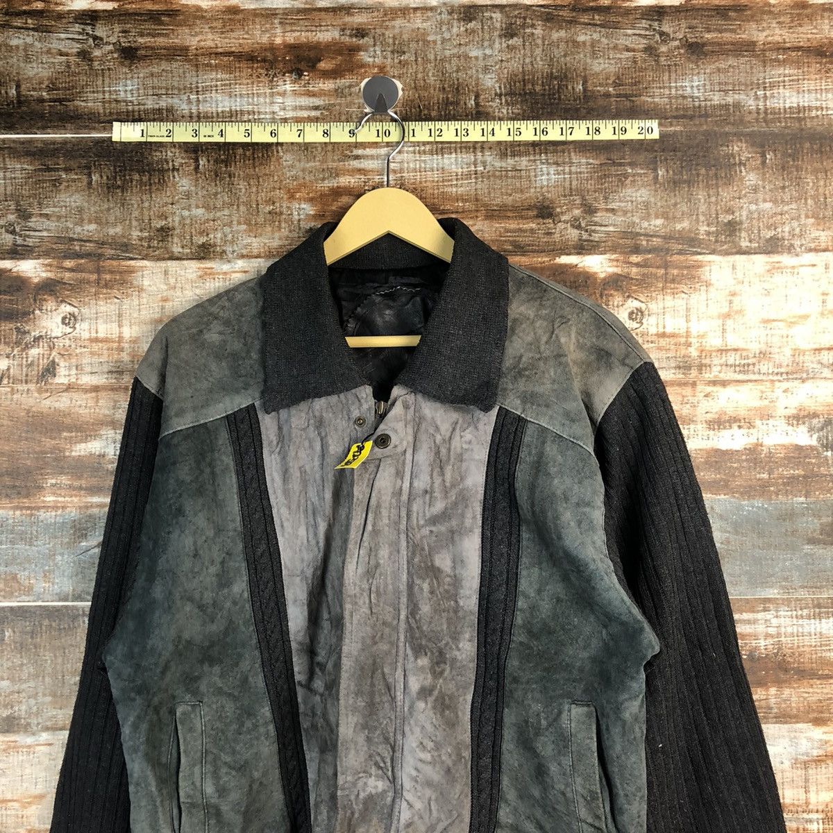 Valentino Valentino Grey vintage Bombers leather Jacket #A2323 Size US M / EU 48-50 / 2 - 2 Thumbnail
