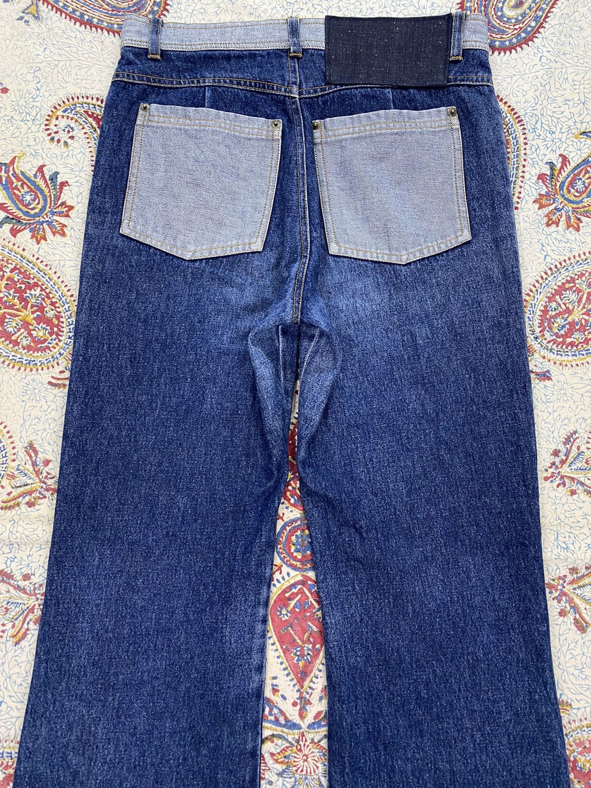 Blue Blue Japan Betty’s Blue by Shinji Abe Flare Denim Size 29" - 5 Thumbnail