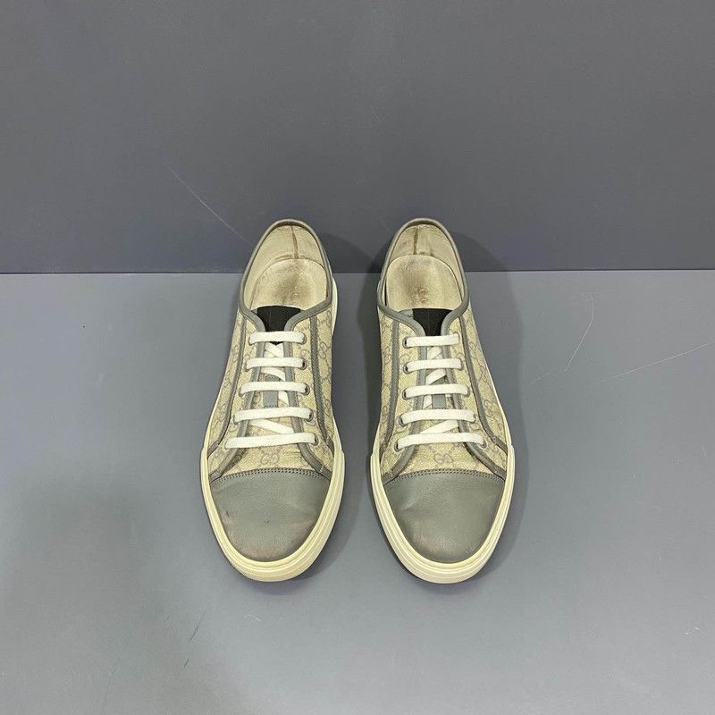 Gucci Gucci Stylish Casual Grey-Brown Sneakers for Men Size US 10.5 / EU 43-44 - 2 Thumbnail