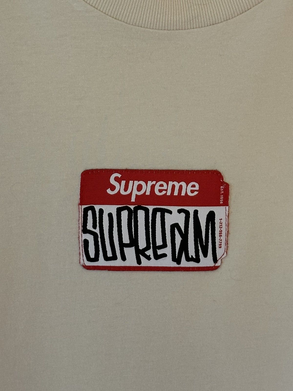 Supreme Supreme Gonz Name Tag S/S Top Tee Size US M / EU 48-50 / 2 - 2 Thumbnail