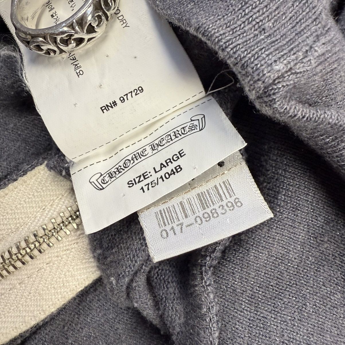 Chrome Hearts Chrome Hearts Vintage Horseshoe ‘Grey’ Zip Hoodie Size US L / EU 52-54 / 3 - 11 Thumbnail