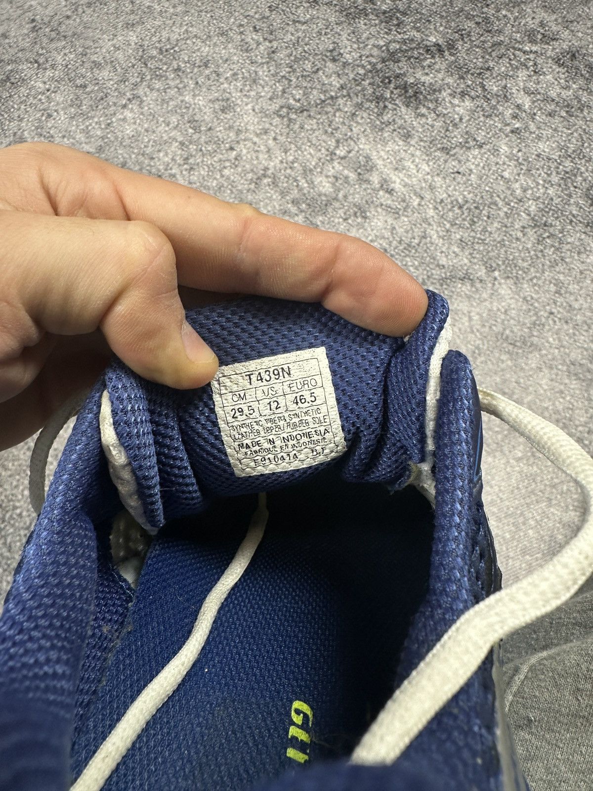 Asics Y2K Asics Gel-Cumulus 16 Sneakers Streetwear Style Rare 12 Size US 12 / EU 45 - 8 Thumbnail