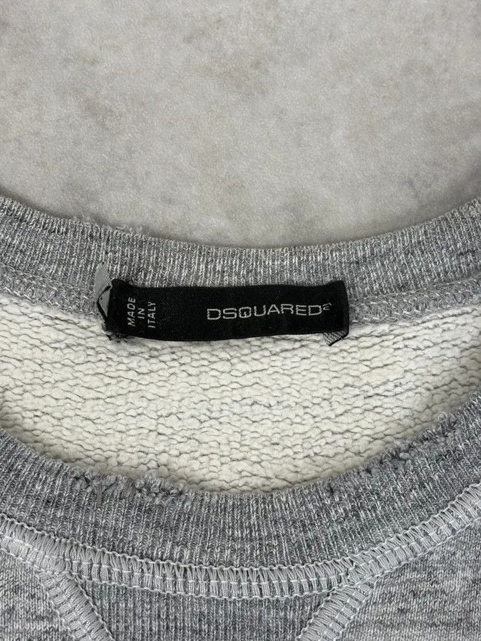 Dsquared2 FW2013 Dsquared2 Grey Distressed Boxing Sweater Size US S / EU 44-46 / 1 - 7 Thumbnail