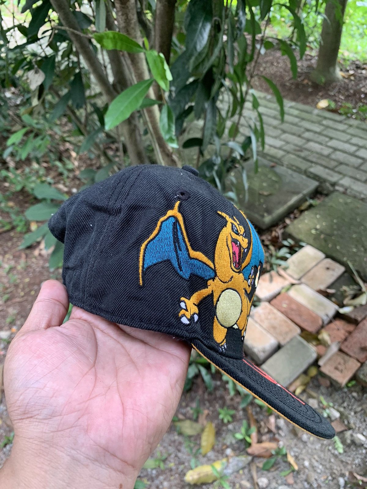 Pokemon Y2k 00s Rare Pokemon Charizard Charmander Charmeleon Cap Hat Size ONE SIZE - 3 Thumbnail