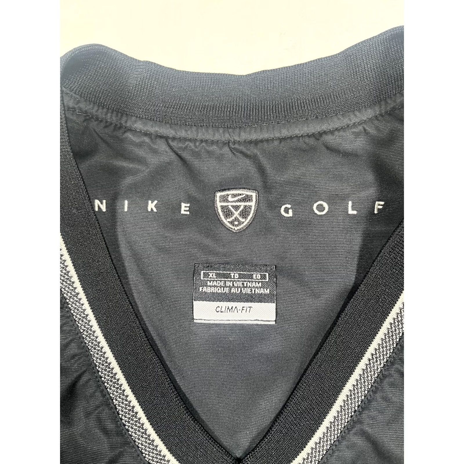 Nike Nike Golf Vest Mens XL Black Clima-Fit Pullover Windbreaker Jacket SAP Logo Size US XL / EU 56 / 4 - 3 Thumbnail