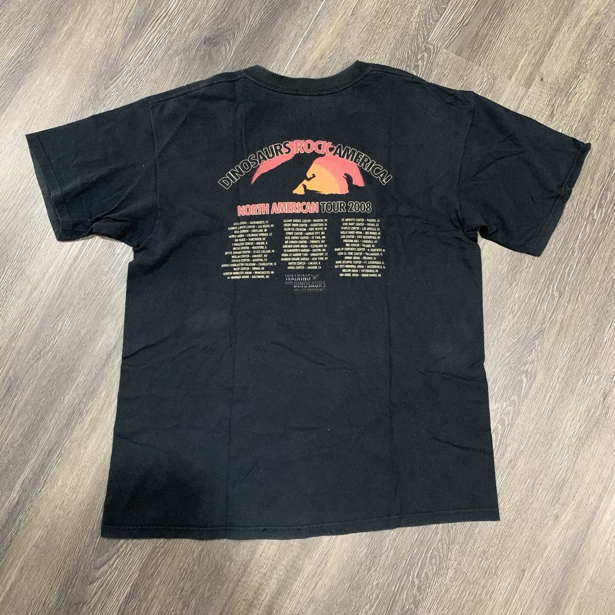 Band Tees Dinosaurus Rock America Tour 2008 Tee Size US L / EU 52-54 / 3 - 3 Thumbnail