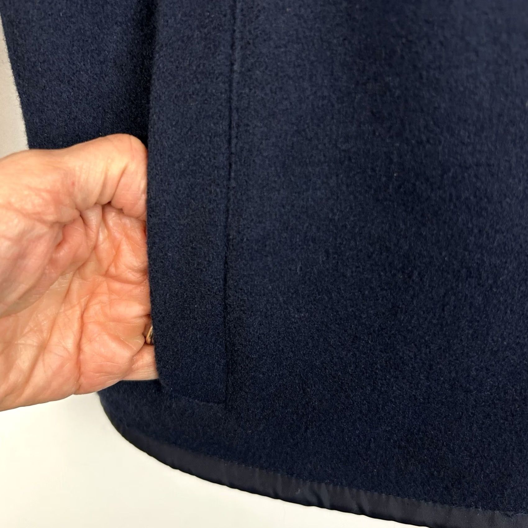 Gap Gap Jacket Womens M Wool Sherpa Lined Button Blue Heavy Chore Barn Read Size M / US 6-8 / IT 42-44 - 5 Thumbnail