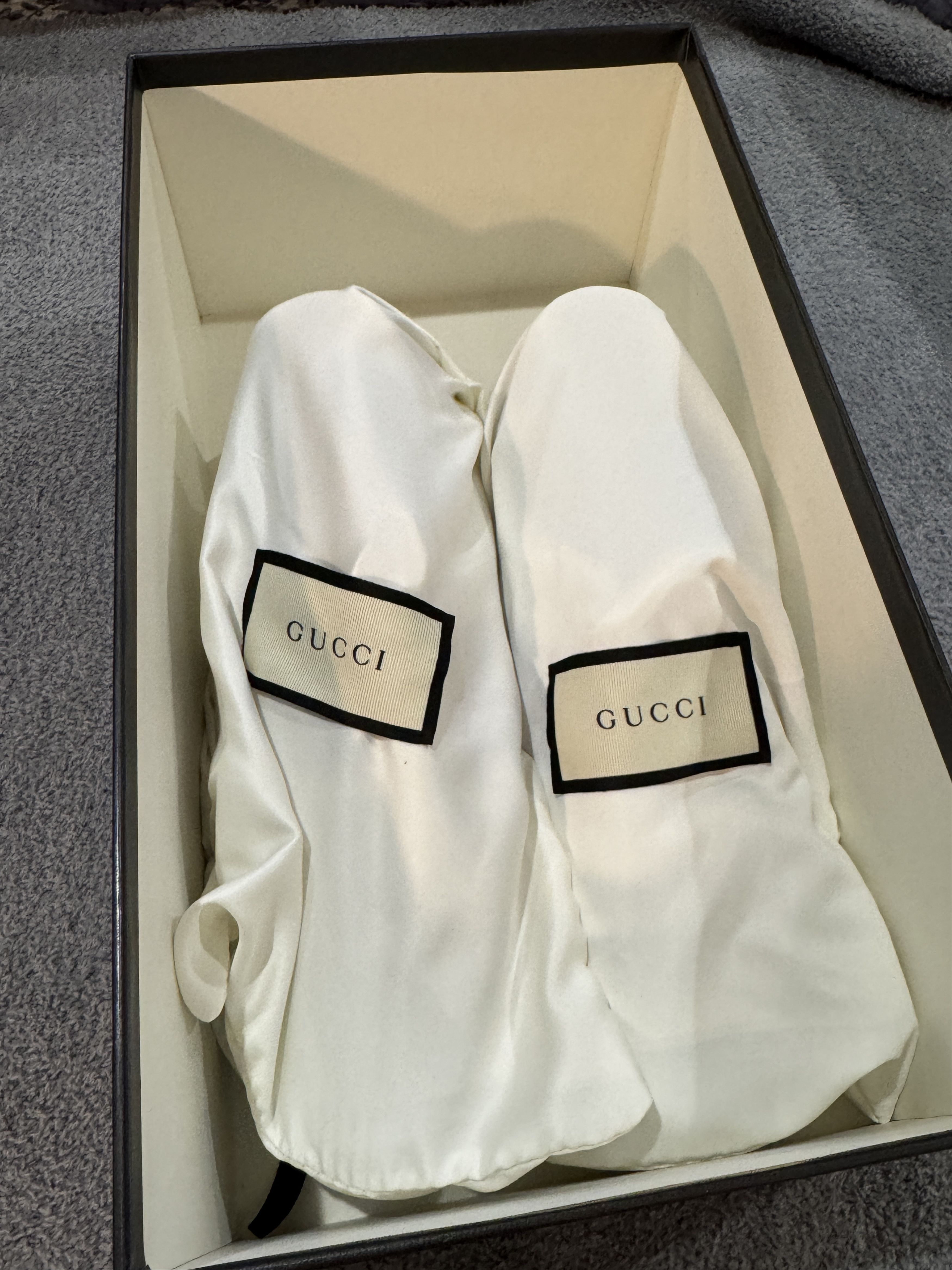 Gucci Gucci Ace Sneakers Silver Leather – Size 7 EU 40 Size US 7 / EU 40 - 8 Thumbnail