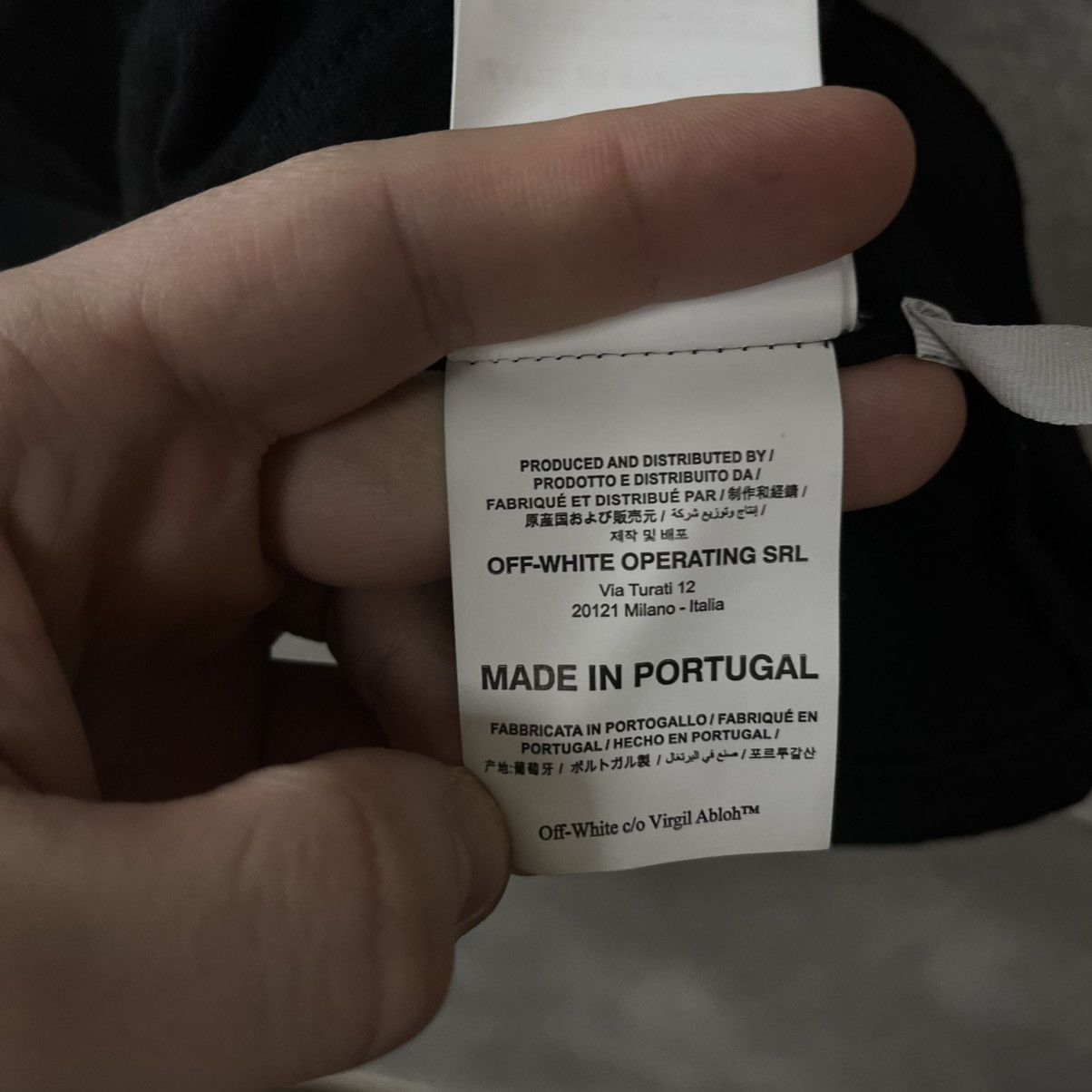 Off-White Off White T-shirt Big Logo Black Size US M / EU 48-50 / 2 - 14 Thumbnail