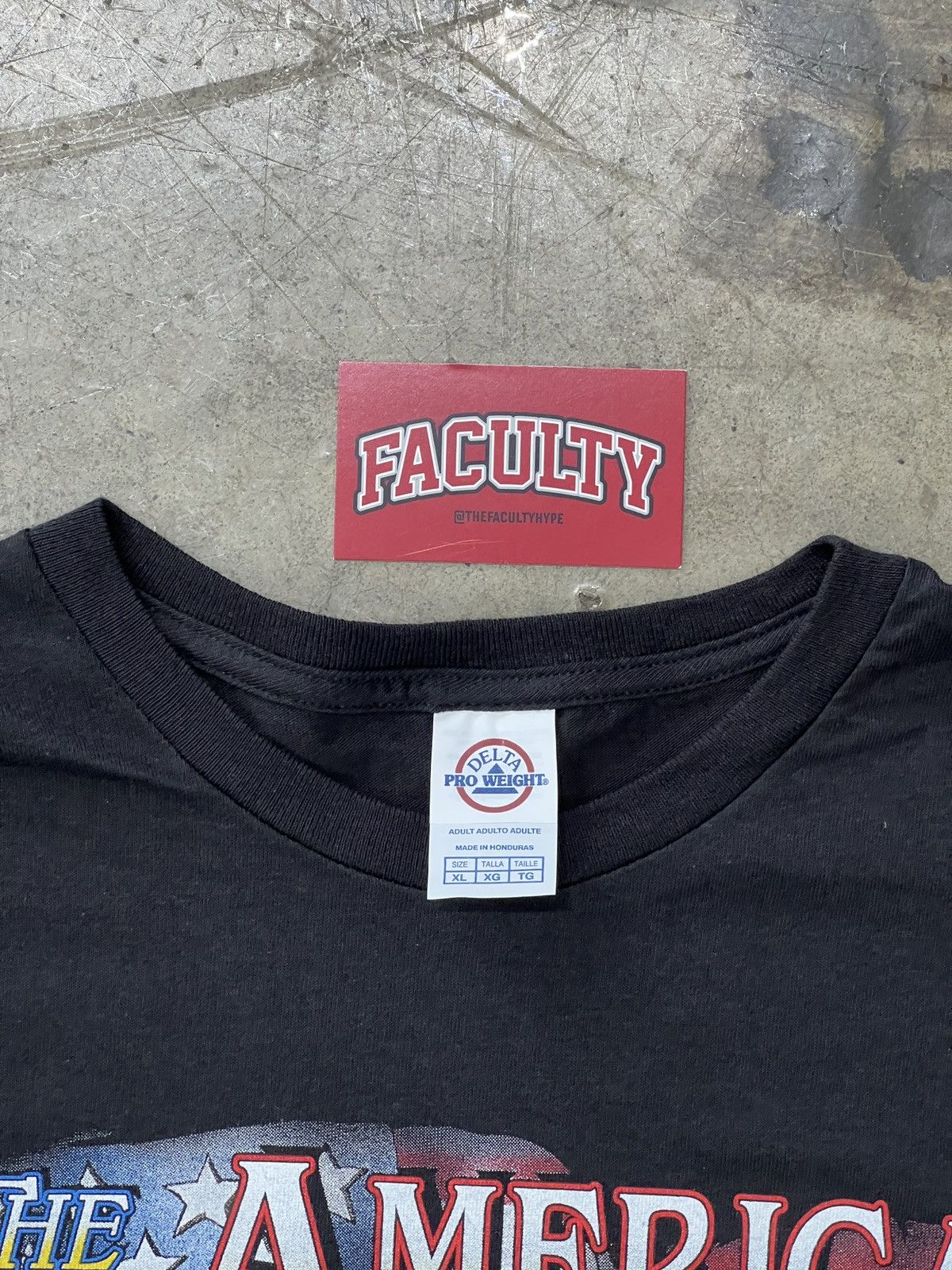 Vintage Vintage Great American Hawg Motorcycle American Flag Tee XL Size US XL / EU 56 / 4 - 3 Thumbnail
