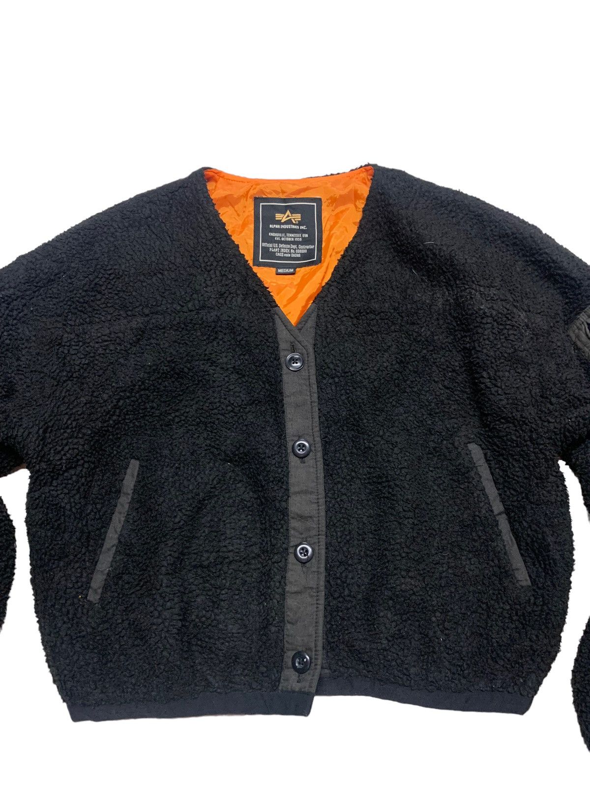 Alpha Industries × Vintage Vintage alpha industries inner Sherpa jacket Size US M / EU 48-50 / 2 - 2 Thumbnail