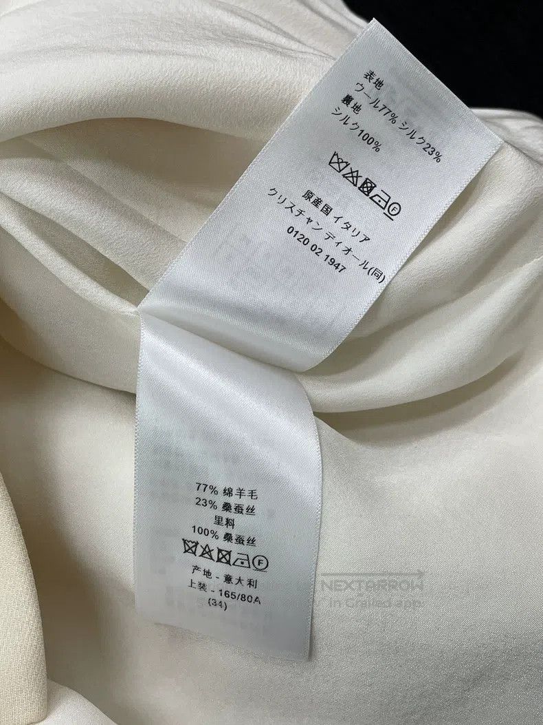 Dior Dior Off-white short sleeves Size XXS / US 00 / IT 34 - 6 Thumbnail