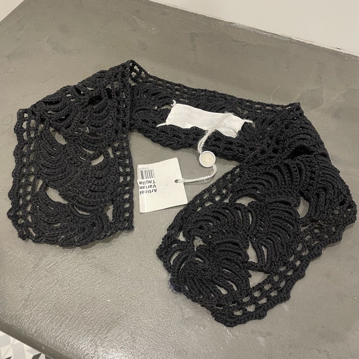 Maison Margiela SS2002 Knitted Cotton Lace Collar Size ONE SIZE - 2 Thumbnail