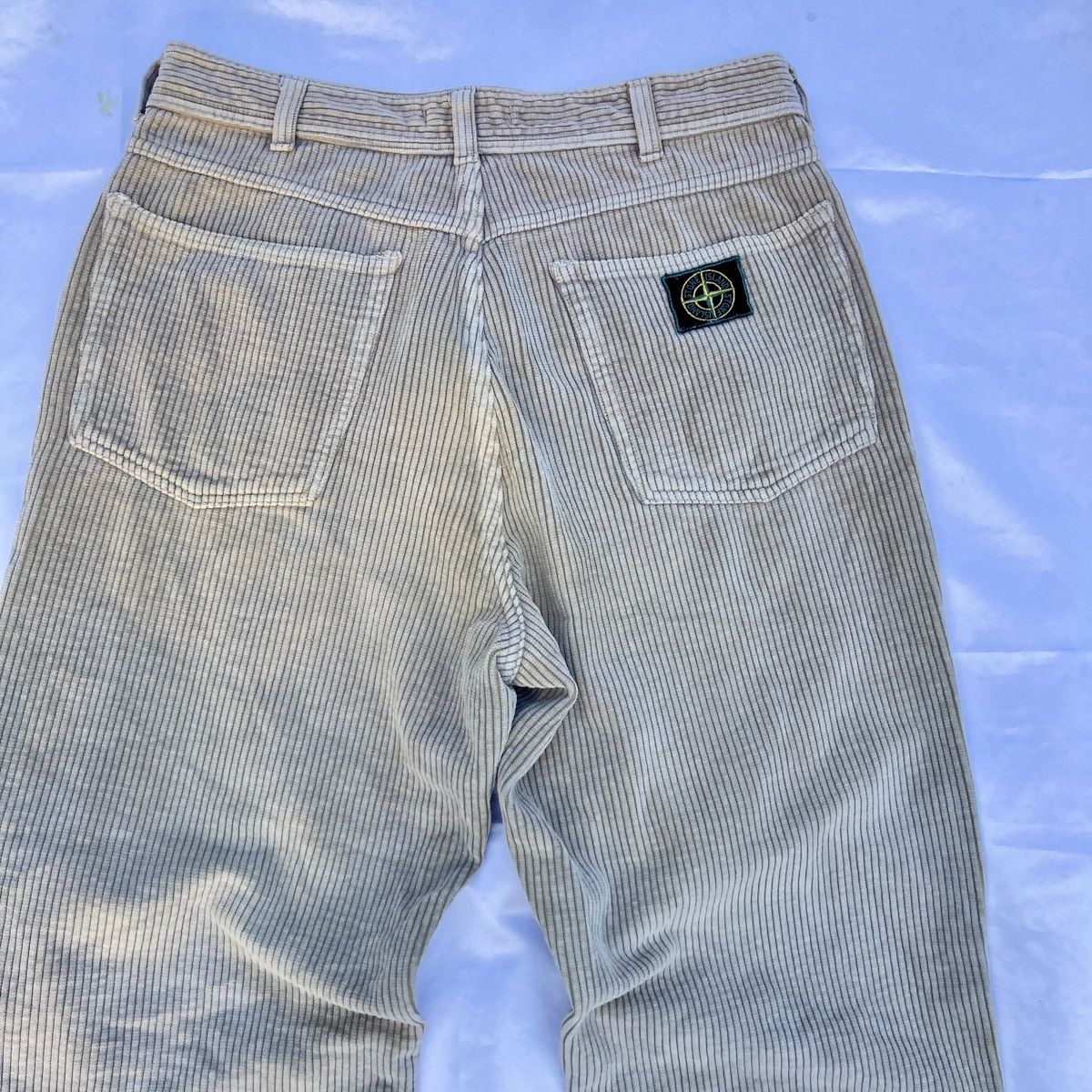 C.P. Company × Stone Island Vintage 90s Stone Island Marina Corduroy Pants Size US 32 / EU 48 - 13 Thumbnail