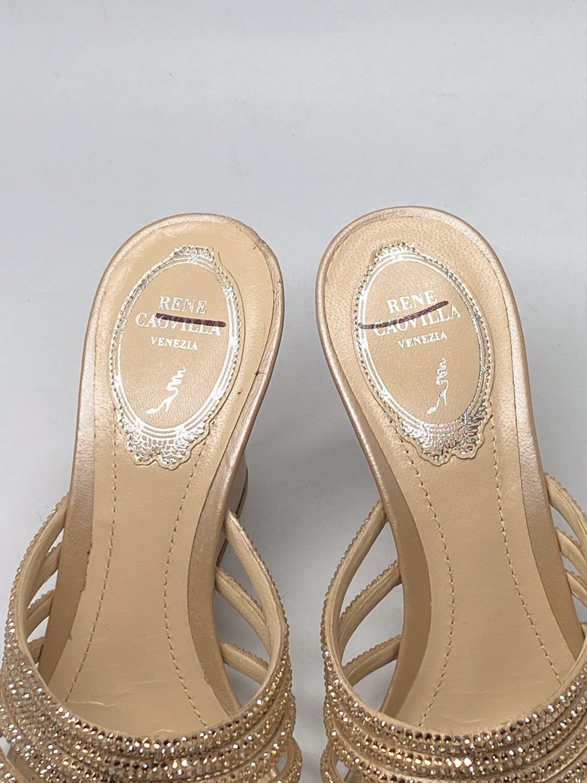 Rene Caovilla Rene Caovilla Crystal-Embellished Wedge Sandals size 37 Size US 7 / IT 37 - 6 Thumbnail