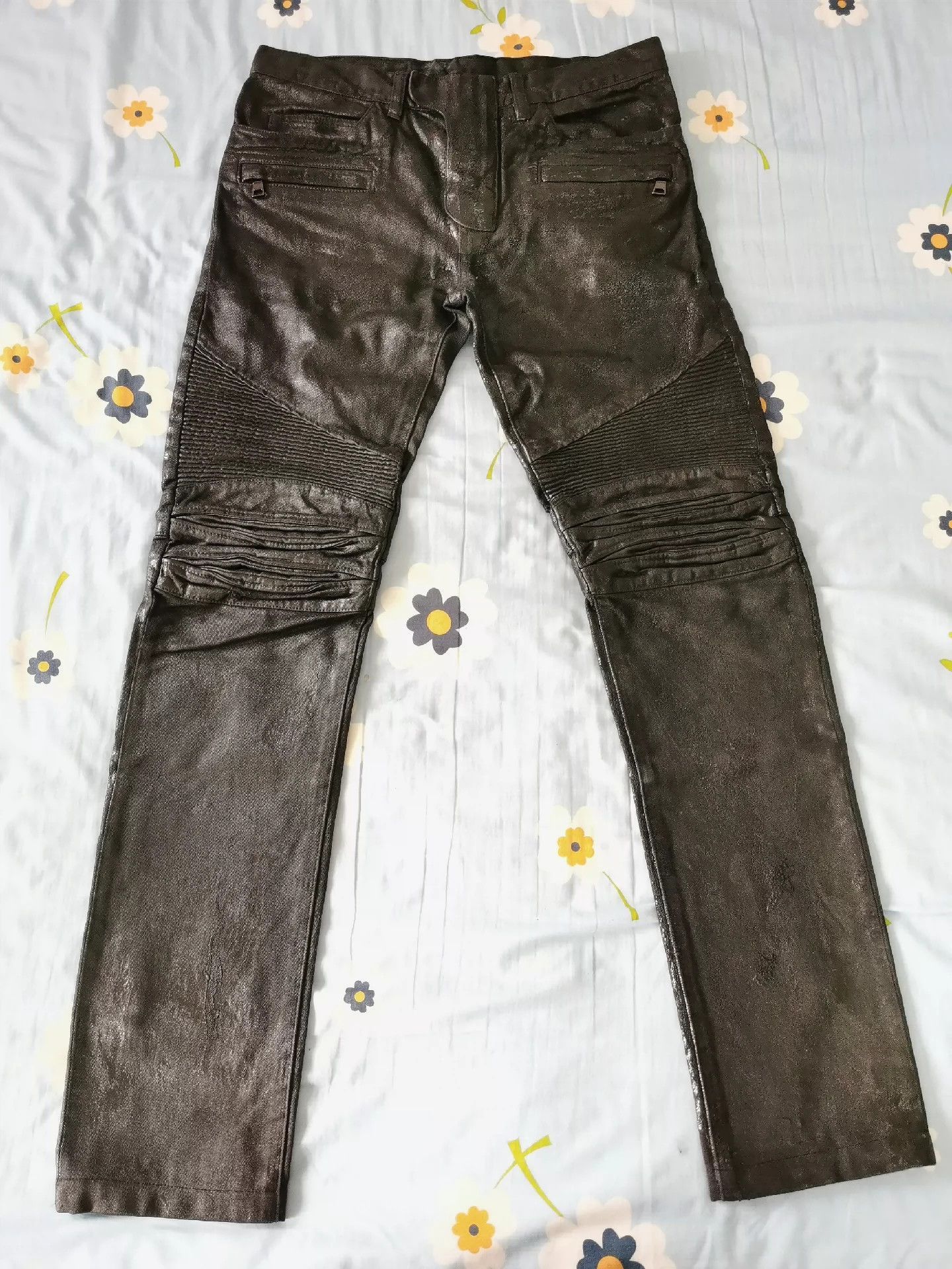 Balmain Balmain Balmain Coating and brushing glue to make old jean Size US 30 / EU 46 - 5 Thumbnail