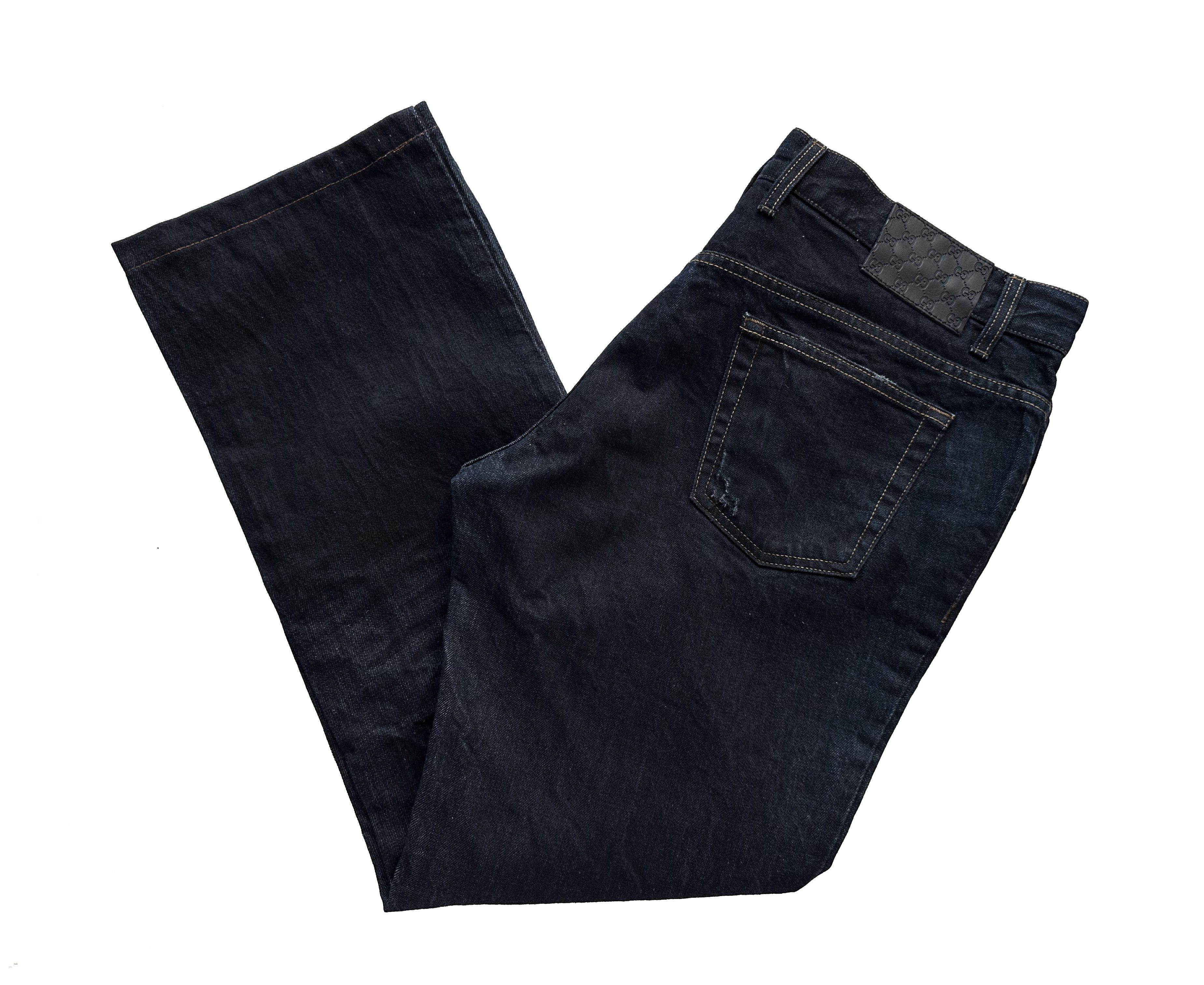 Gucci Gucci dark navy soft denim jeans Size US 38 / EU 54 - 1 Thumbnail