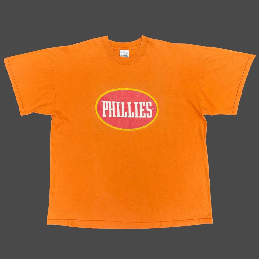 Vintage Phillies 1990 90s Vintage Logo Blunt Rare USA T-Shirt Size US XXL / EU 58 / 5 - 1 Thumbnail