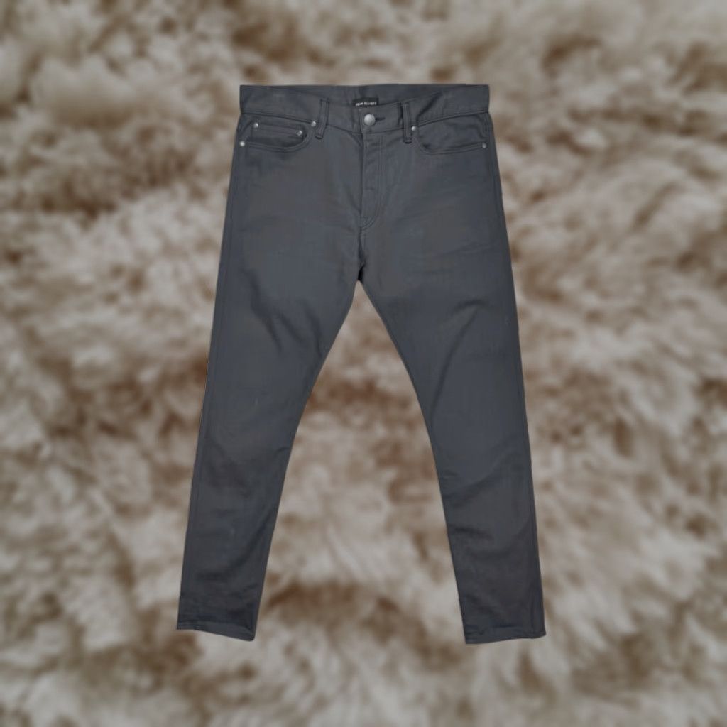 John Elliott Cast 2 Jeans Button Fly Slim Fit Mens Size 33 34 Inseam 30 Gray Cotton Blend Denim Mint Condition