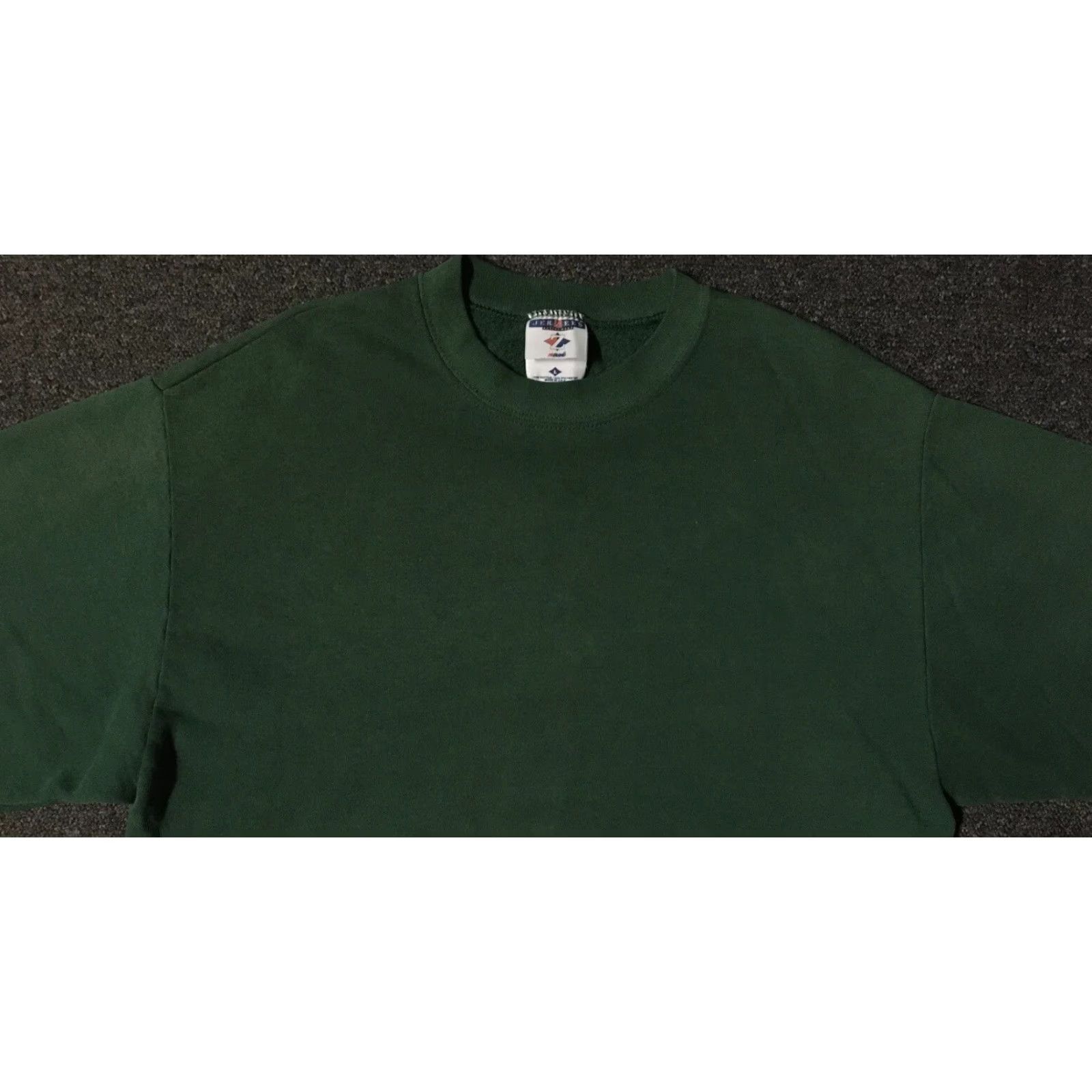 Jerzees Vtg 90s Jerzees Faded Sweatshirt M USA Track Surf Skate Grunge PE Biker Punk 80s Hoodie Mens M Green USA 80s 90s Grunge Punk Surf Track Size US M / EU 48-50 / 2 - 5 Thumbnail