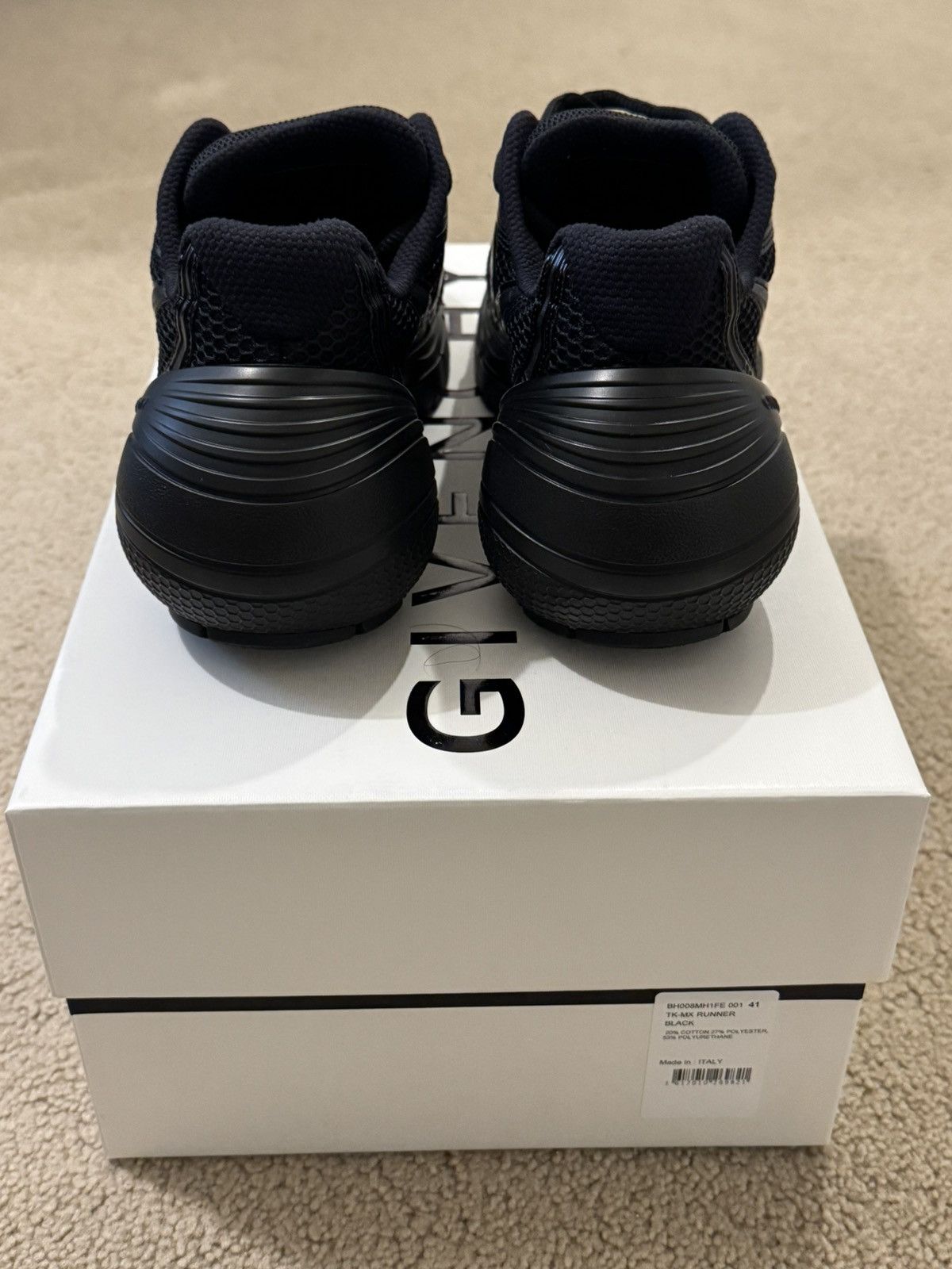 Designer × Givenchy Givenchy TK-MX Runner - Black/Black Size US 8 / EU 41 - 4 Thumbnail