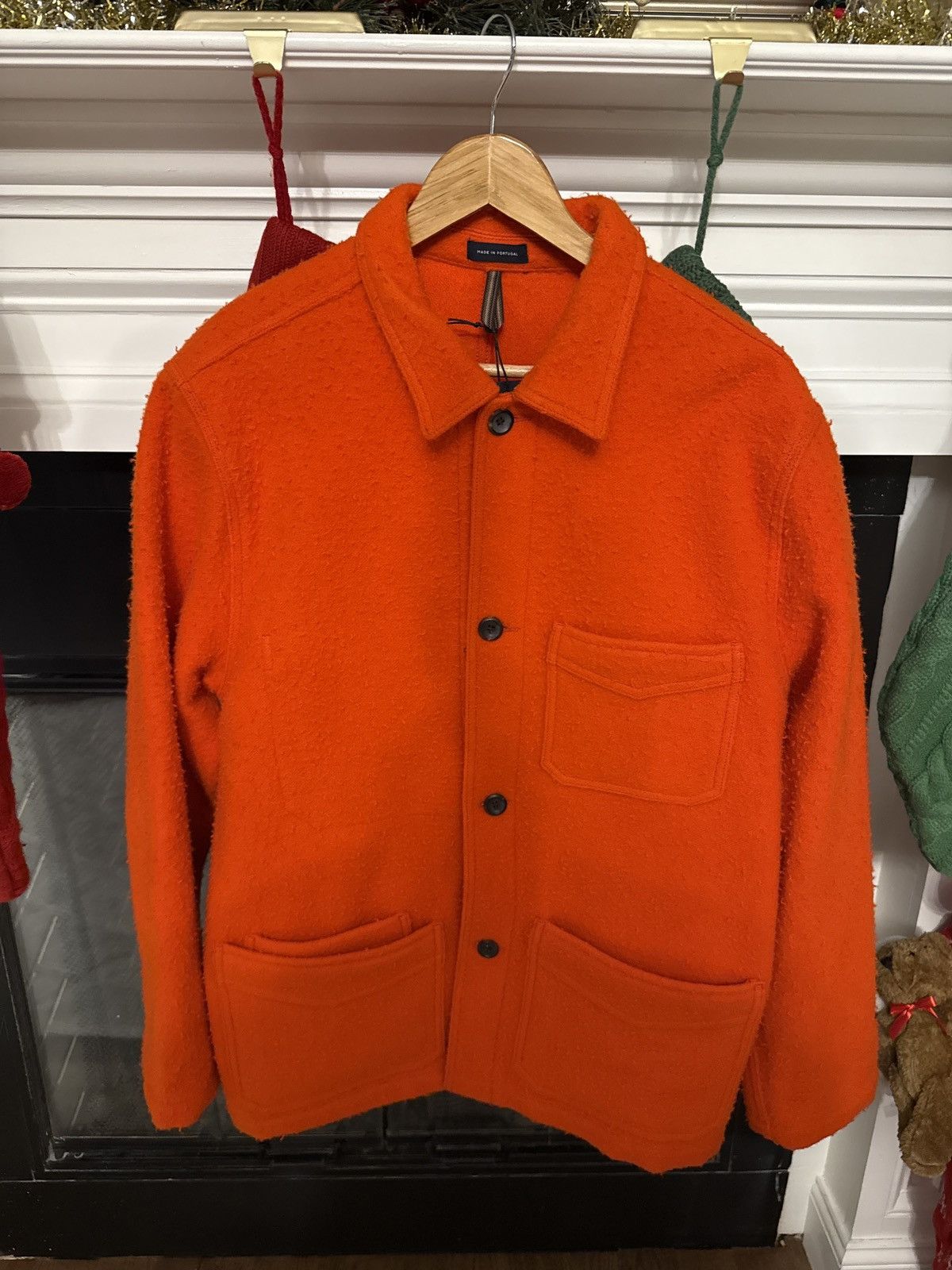 Drake's DRAKE’S ORANGE CASENTINO CHORE JACKET, 44 Size US XL / EU 56 / 4 - 1 Thumbnail