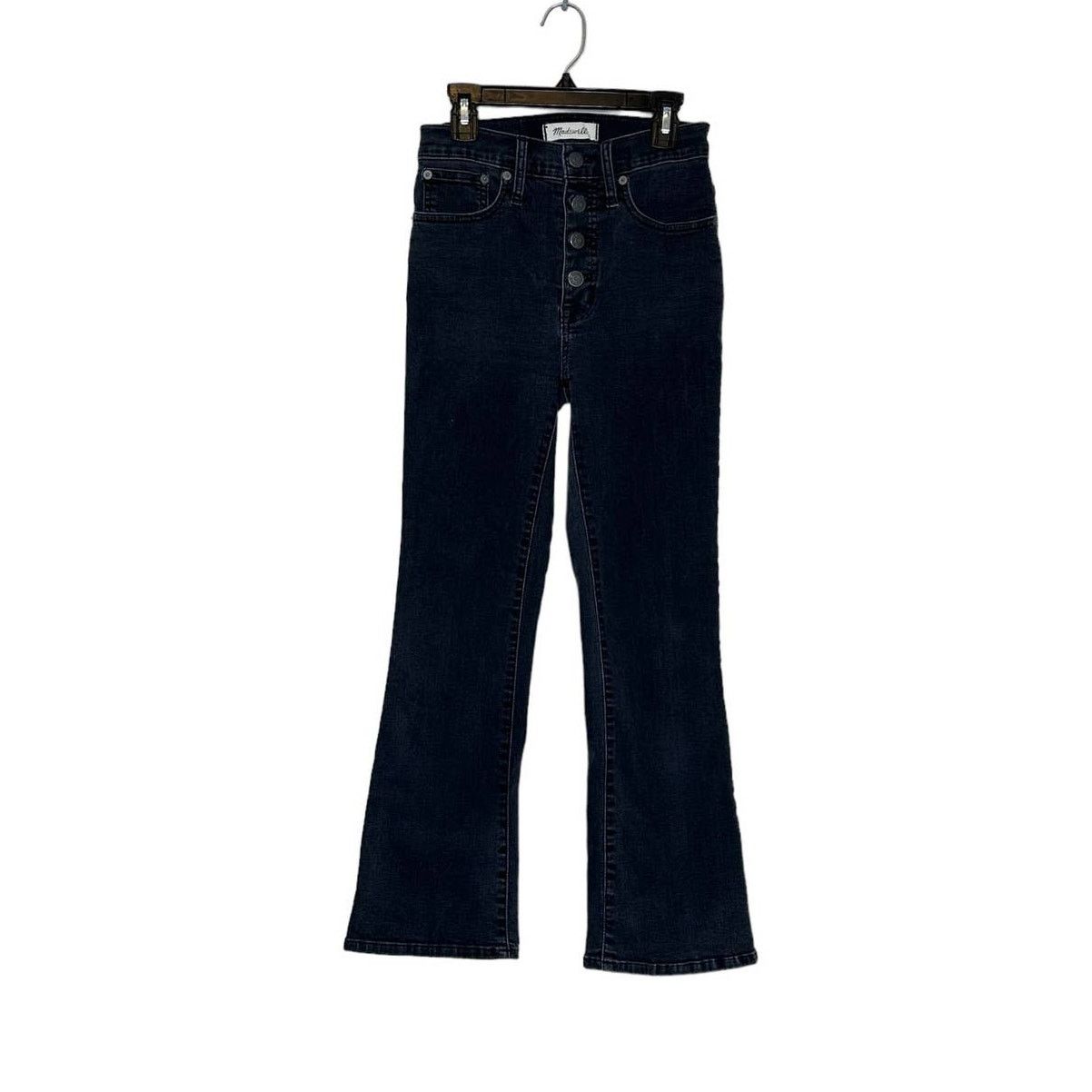 Madewell Madewell black cali demi boot buttoned stretch jeans size 24 Size 24" / US 00 / IT 34 - 7 Thumbnail
