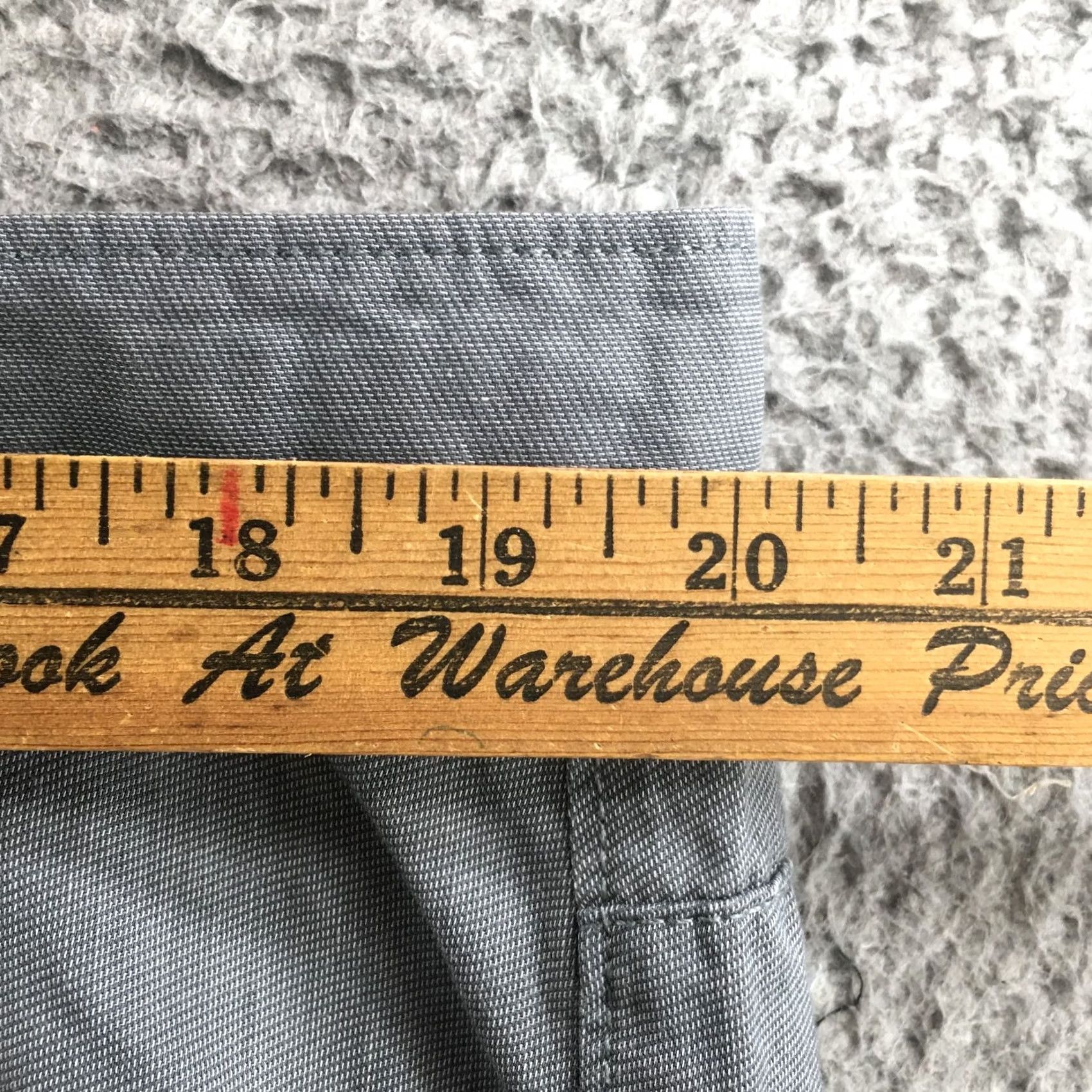 Calvin Klein Calvin Klein Chino Pants Mens 40x32 Gray Mid Rise Flat Front Size US 40 / EU 56 - 6 Thumbnail
