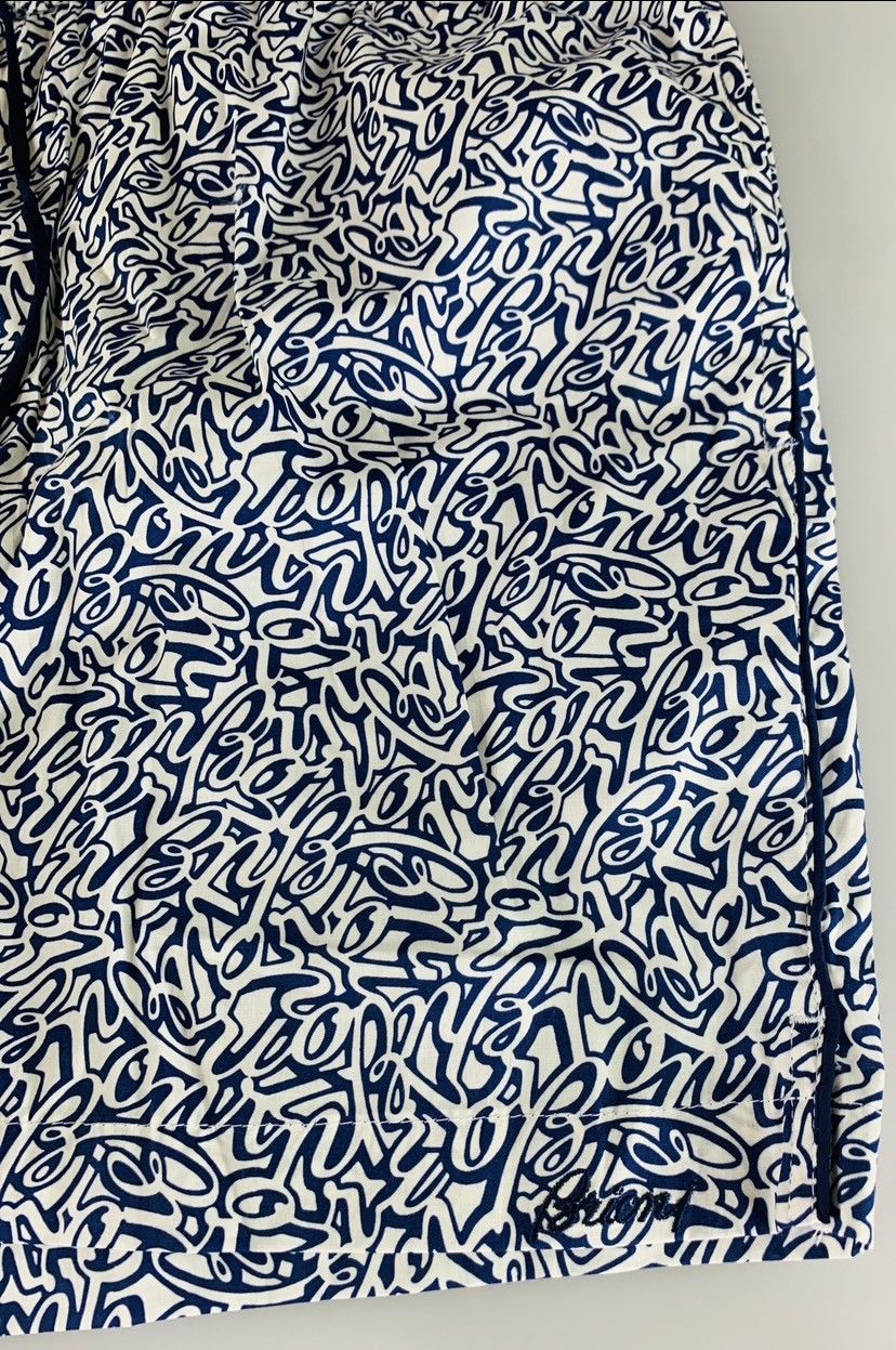 Brioni Brioni 🇮🇹 Blue Logo Script SeaMaster Resort Swim Trunk XL NWT Size US 38 / EU 54 - 10 Thumbnail