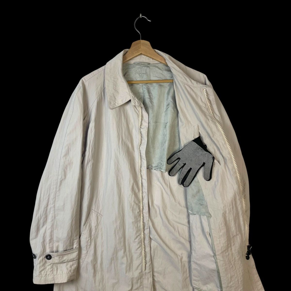 Armani Collezioni ARMANI COLLEZIONI ITALY WATERPROOF TRENCH COAT JACKET Size US XL / EU 56 / 4 - 3 Thumbnail