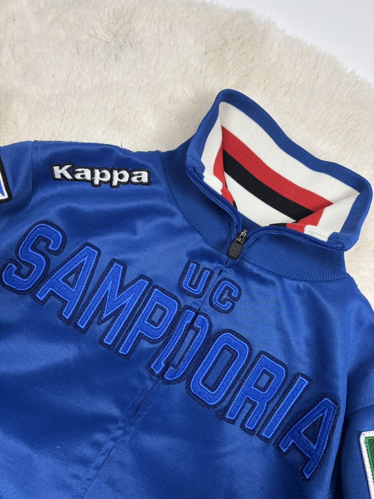 Kappa × Vintage Kappa Sampdoria 2011/12 Vintage Track Soccer Jacket Italy Size US XS / EU 42 / 0 - 7 Thumbnail