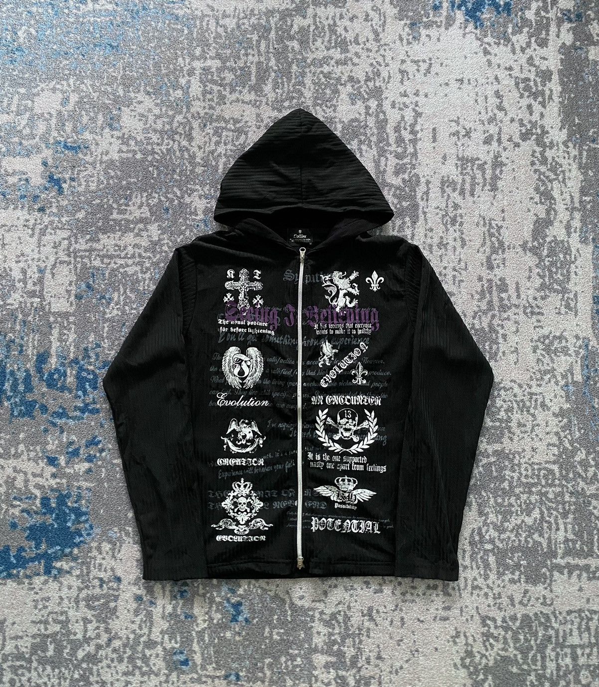 If Six Was Nine Japanes Y2K Collins Poem Ifsix Vkei Gothic Style Size US M / EU 48-50 / 2 - 1 Thumbnail
