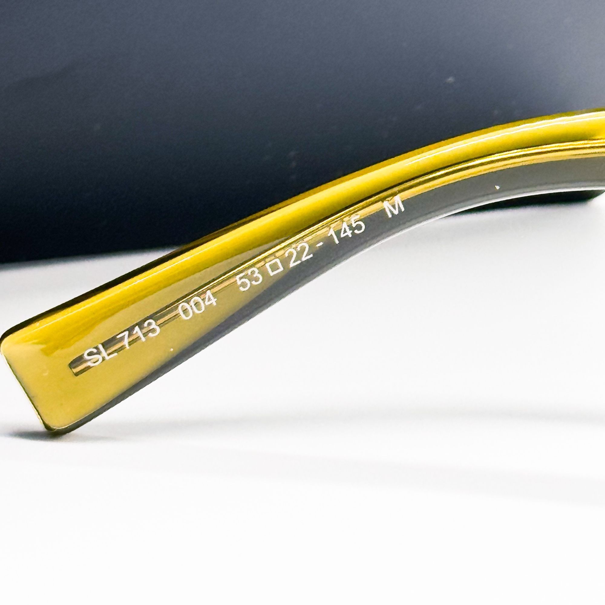 Saint Laurent Paris NEW SAINT LAURENT SUNGLASSES SL713 004 GREEN BROWN UNISEX Size ONE SIZE - 7 Thumbnail