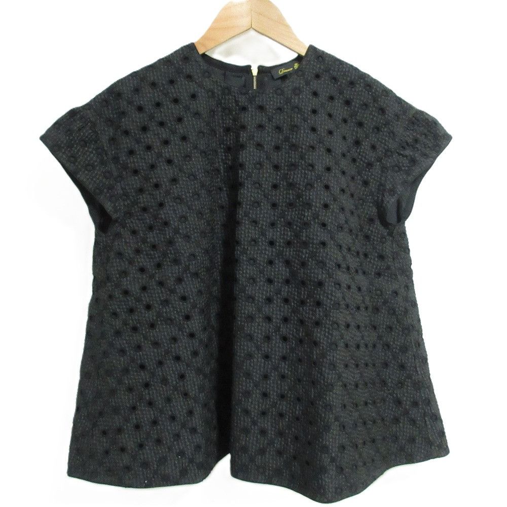 Other Other Drawer Fukure Jacquard Lace Blouse Others Tops 6521-299-1074 DUTY FREE for USA Size ONE SIZE - 1 Thumbnail