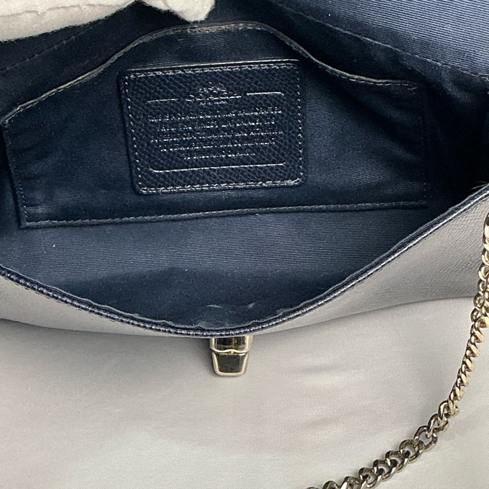 Coach Coach Mini Ruby Navy Blue Leather Crossbody 2 Straps 34604 Size ONE SIZE - 12 Thumbnail